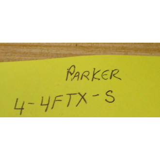 Parker 4-4FTX-S 14" Straight Fitting 44FTXS (Pack of 20) - New No Box