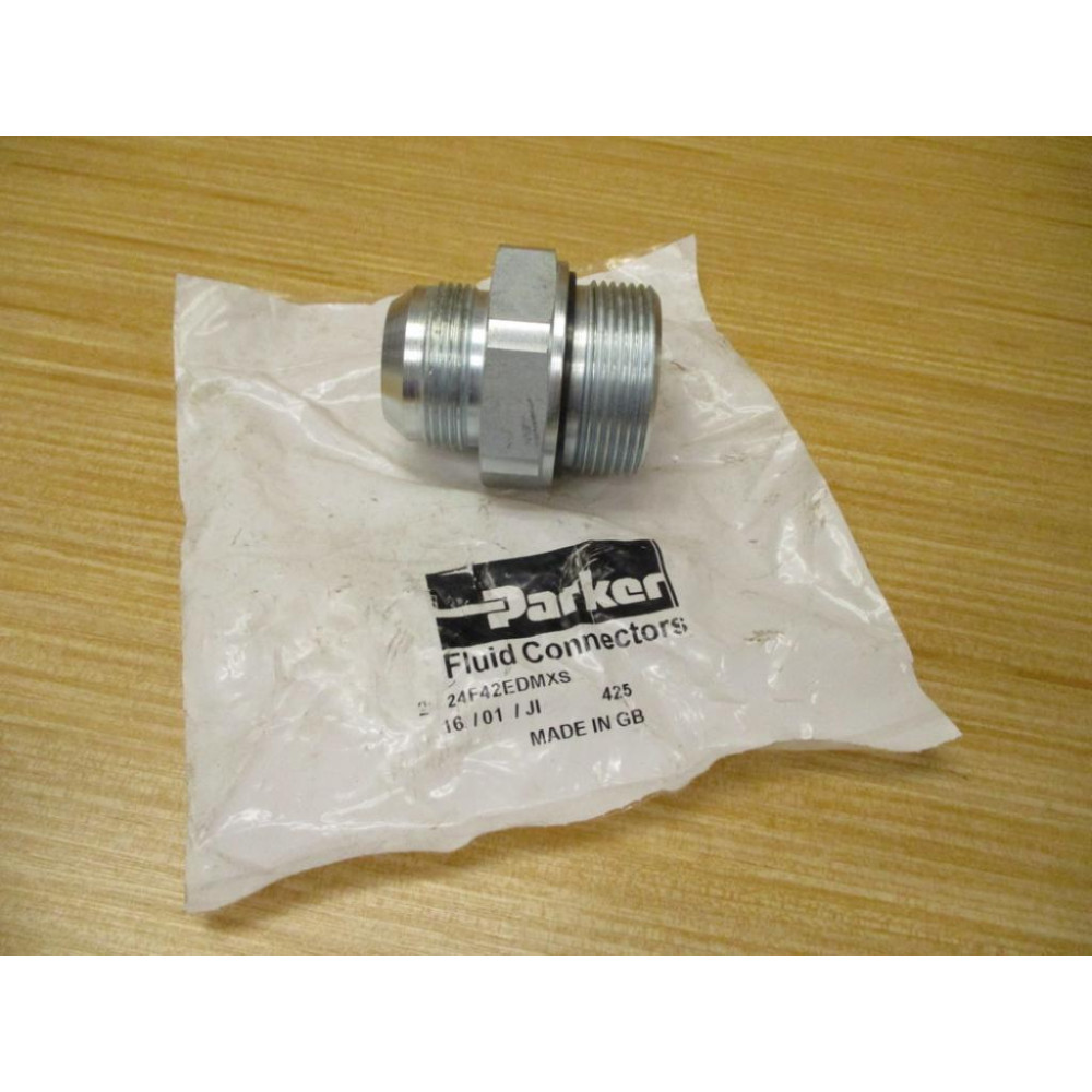 Parker 20-24F42EDMXS Male Connector BSPP 2024F42EDMXS Parker 20-24F42EDMXS Male Connector BSPP 2024F42EDMXS