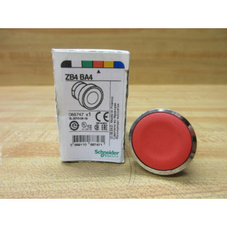 Telemecanique ZB4BA4 Schneider Red Flush Button