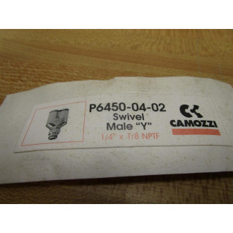 Camozzi P6450-04-02 Swivel Male Y Adaptor P64500402 (Pack of 10) - New No Box