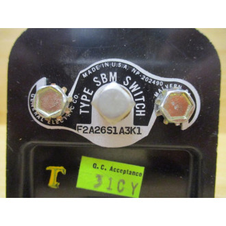 General Electric F2A26S1A3K1 GE Control Switch 16SBMF2A26S1A3K1