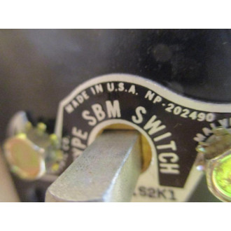 General Electric B3A30S1S2K1 GE Control Switch 16SBMB3A30S1S2K1
