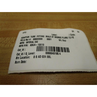 63UA-10X10 Elbow Fitting 58 (Pack of 13) - New No Box