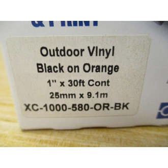 Brady XC-1000-580-OR-BK Idxpert Labeling Cartridge 60498