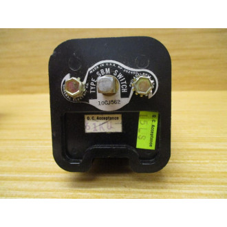 General Electric 10CJ562 GE SBM Control Switch 391 21008 1