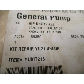 General Pump YUKIT215 Repair Kit