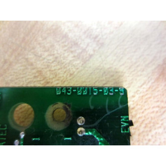 Savio-Matec 043-0015-03-9 Circuit Board 0430015039 - Used