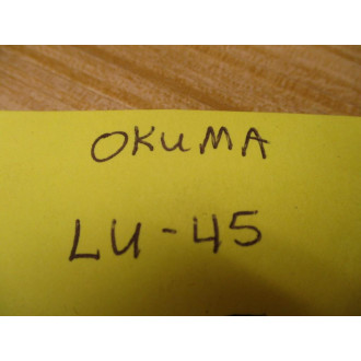 Okuma LU-45 Bottom Turret Block LU45 - Used