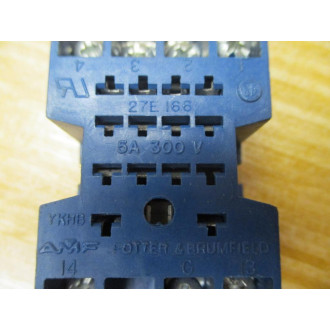 Potter & Brumfield 27E166 Relay Socket Blue - New No Box