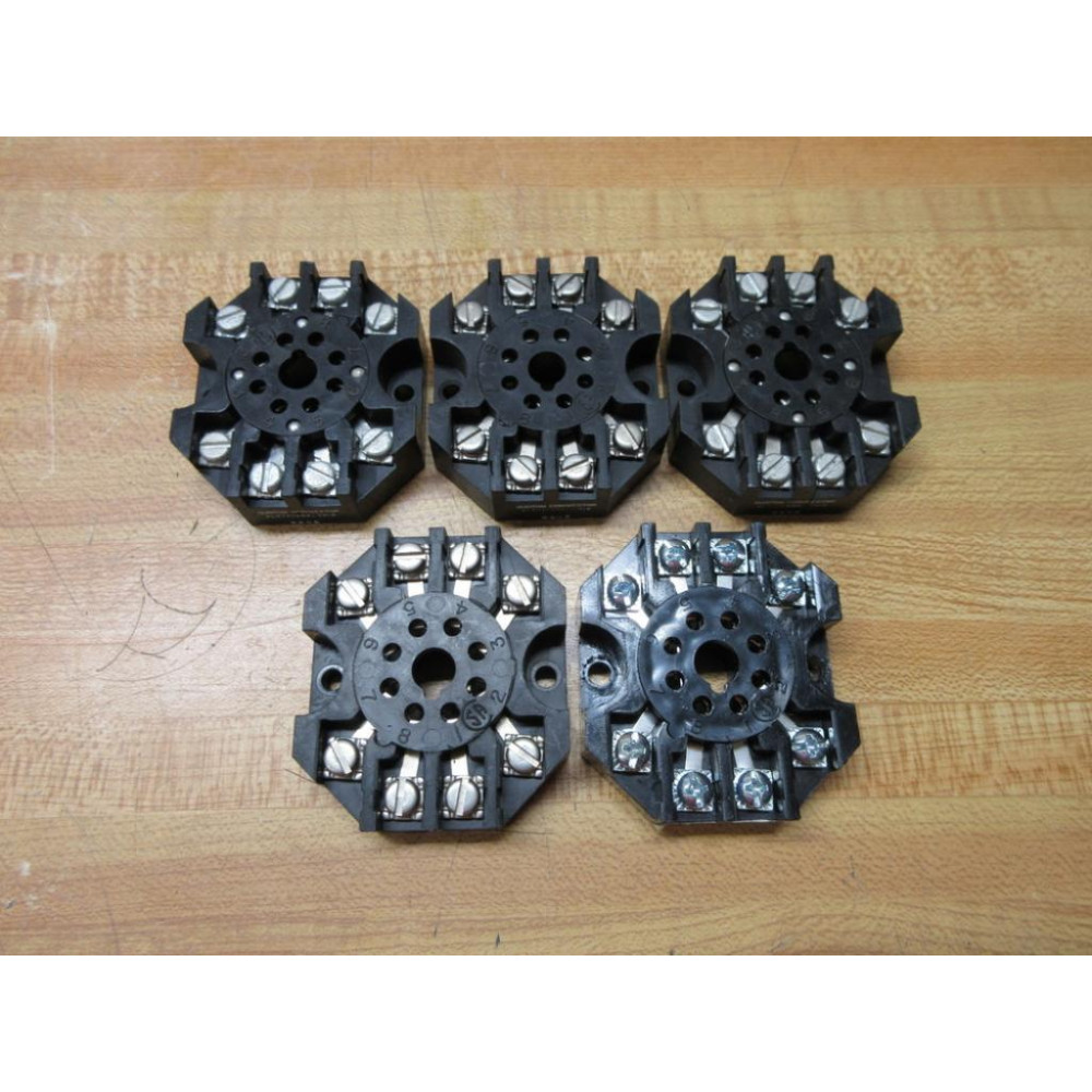 Custom Connector RB08 Relay Socket (Pack of 5) - New No Box