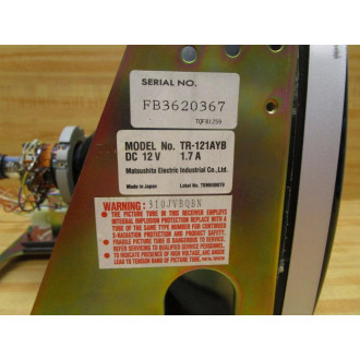 Panasonic 310JYB (QB) N 3N Matsushita Video Display TR-121AYB - Used