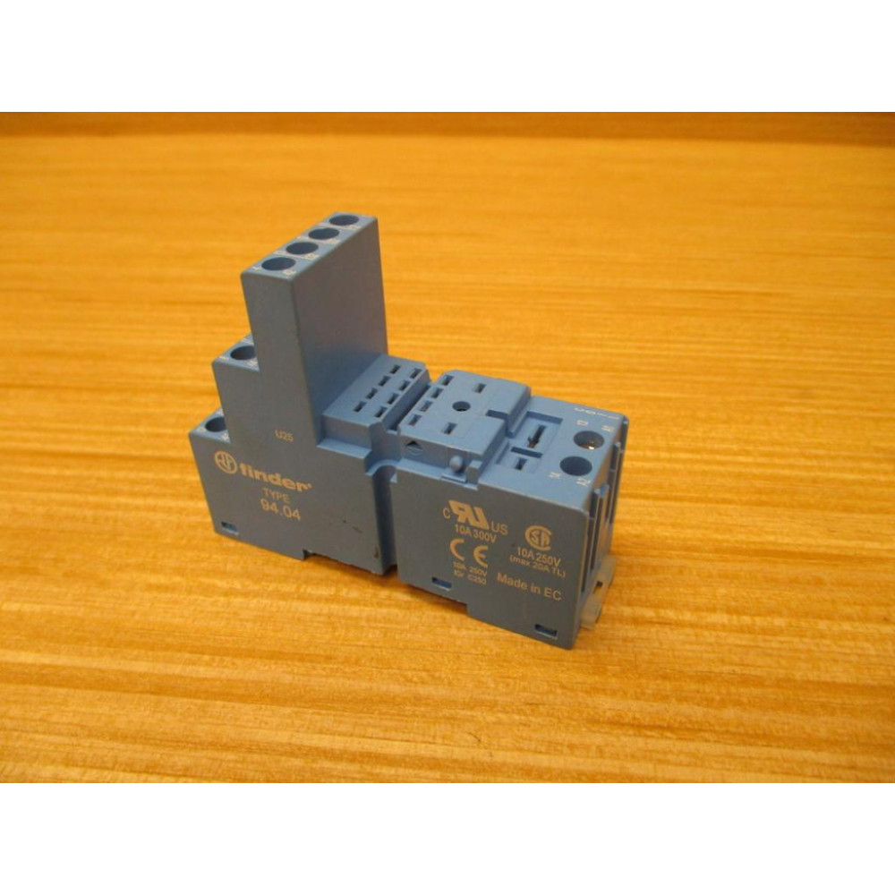 Finder 94.04 Relay Socket 94.04.0 Blue - New No Box