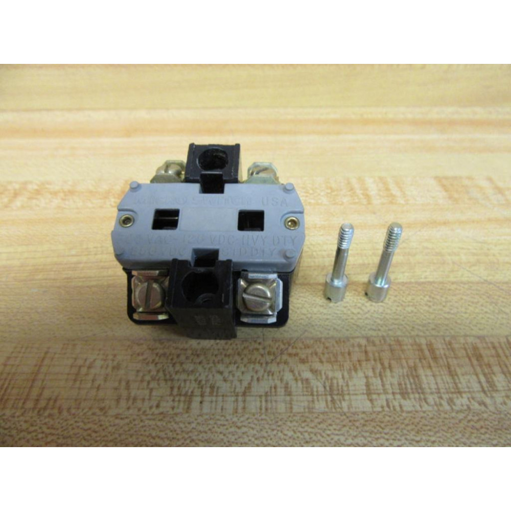 Micro Switch PTCB Honeywell Contact Block 2NC-2NO Gray Top - New No Box