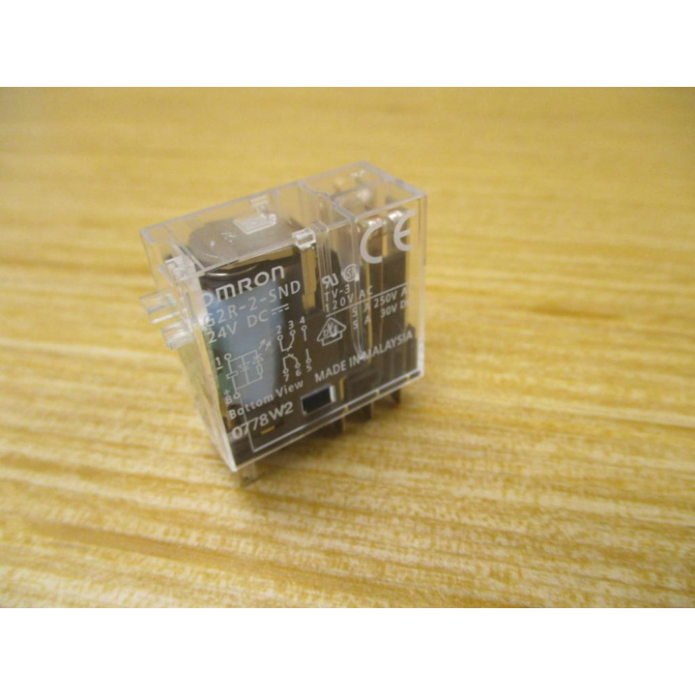 Omron G2R-2-SND-24V DC Relay G2R-2-SND-VDC (Pack of 2) - New No Box