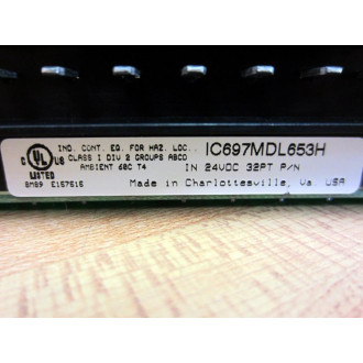 GEFanuc IC697MDL653H Input Module I3C7B4 - New No Box