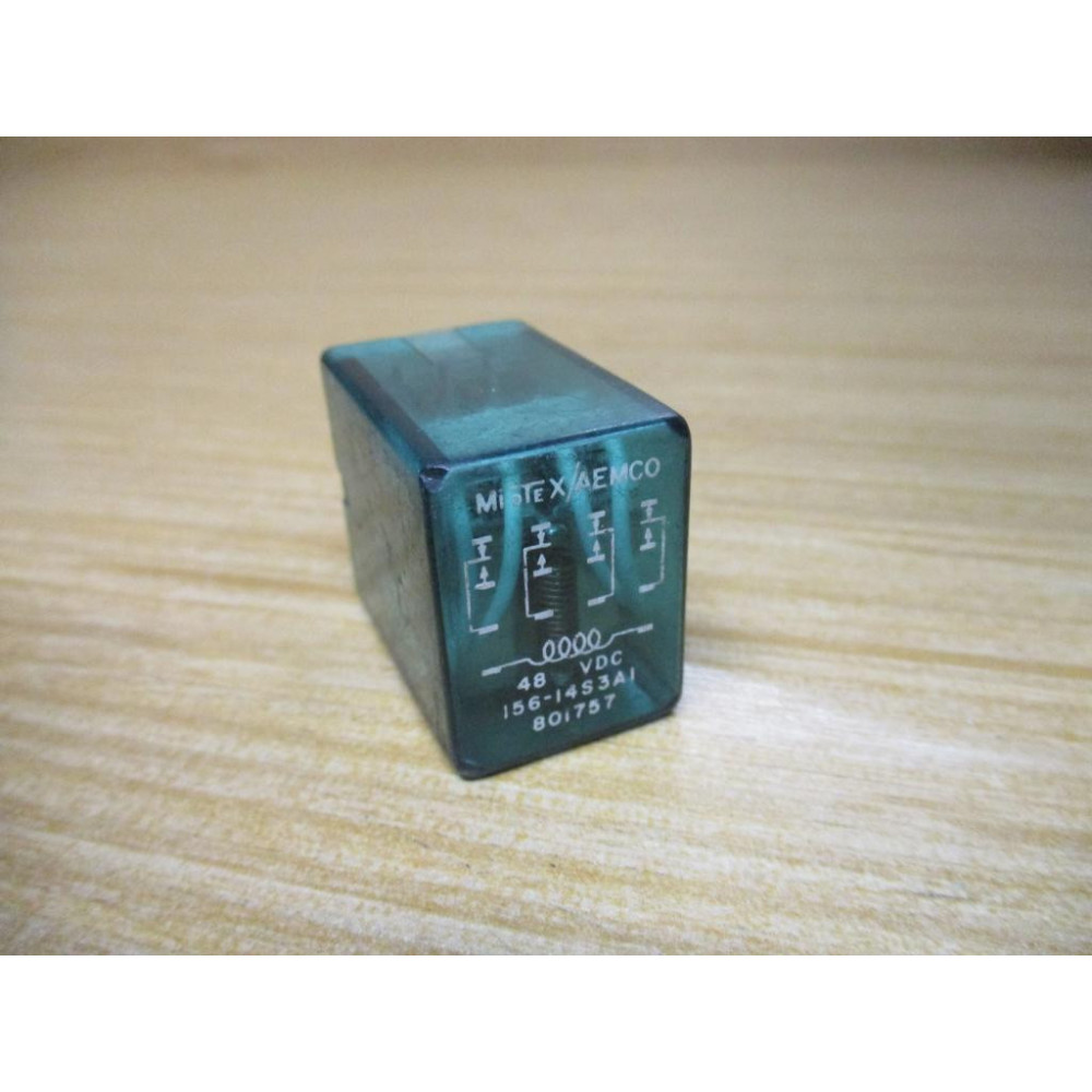 MidtexAEMCO 156-14S3A1-48V DC Relay 156-14S3A1 - New No Box