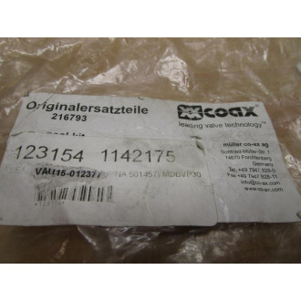 CO-AX VAU15-012377 Valve, Seal Kit SK501457 - New No Box