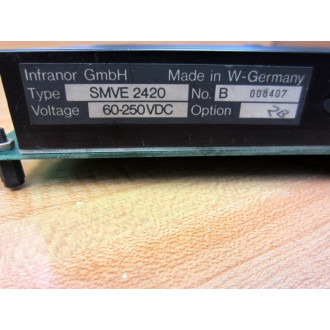 Infranor SMVE-2420 Servo Module PS SMVE2420 - Used