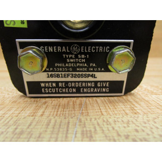 General Electric 16SB1EF320SSP4L GE SB-1 Switch WO Cover - New No Box