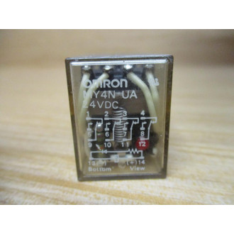 Omron MY4N-UA-24VDC Relay MY4N-UA - Used
