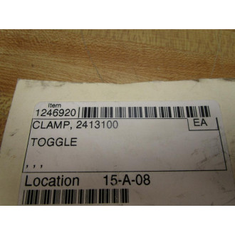 Alternate Fuel Systems 2413100 Clamp, Toggle - New No Box
