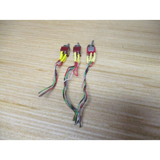 C&K 7208 Toggle Switch (Pack of 3) - Used