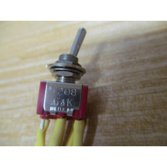 C&K 7208 Toggle Switch (Pack of 3) - Used