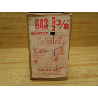 Regal 643 38" Flex Connector 90° (Pack of 11)