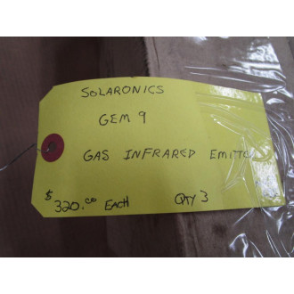 Solaronics GEM 9 Gas Infrared Emitter SF 4 018. - New No Box