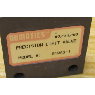 Numatics 01MA3-1 Precision Limit Valve 01MA31 - New No Box