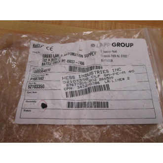 Lapp USA 52103350 Cable Gland Locknut (Pack of 25) - New No Box