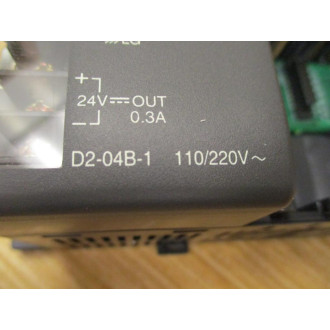 Automation Direct D2-04B-1 Koyo Direct Logic 205 IO Base D204B1