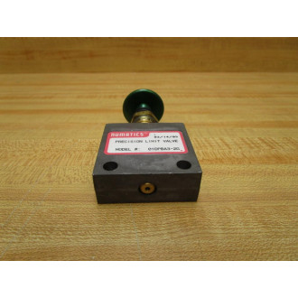 Numatics 01DPBA3-2G Pushbutton Valve 01DPBA32G - New No Box