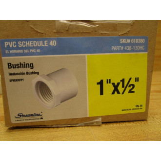 Streamline 438-130HC Reduction Bushing 1" x 1-12" 438130HC (Pack of 30)