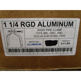 Generic 1 14 RGD Aluminum Rigid Pipe Clamp 1-14" RGD (Pack of 85)