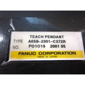 Fanuc A05B-2301-C372R Teach Pendant A05B2301C372R Enclosure Only wHDW - Used