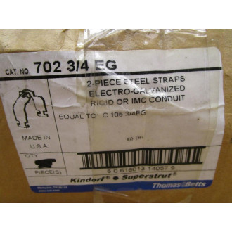 Thomas And Betts 702 34 EG 2-Piece Steel Strap 70234EG (Pack of 38)