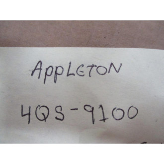 Appleton 4QS-9100 Liquid Tight Connector 1" 4QS9100 - New No Box