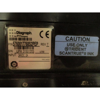 Diagraph  ITW 5760017768S2PEP IJ768 Print Head Assembly - Used