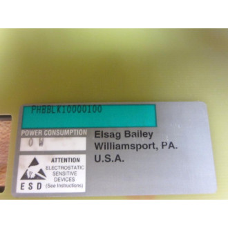 ABB Bailey PHBBLK10000100 Infi 90 Blank Block Base BLK 100 - New No Box