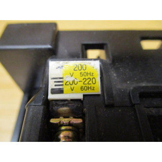 Fuji Electric SC-3N 3P Contactor 4NC2H0 200V 50Hz 200-220V 60Hz - Used