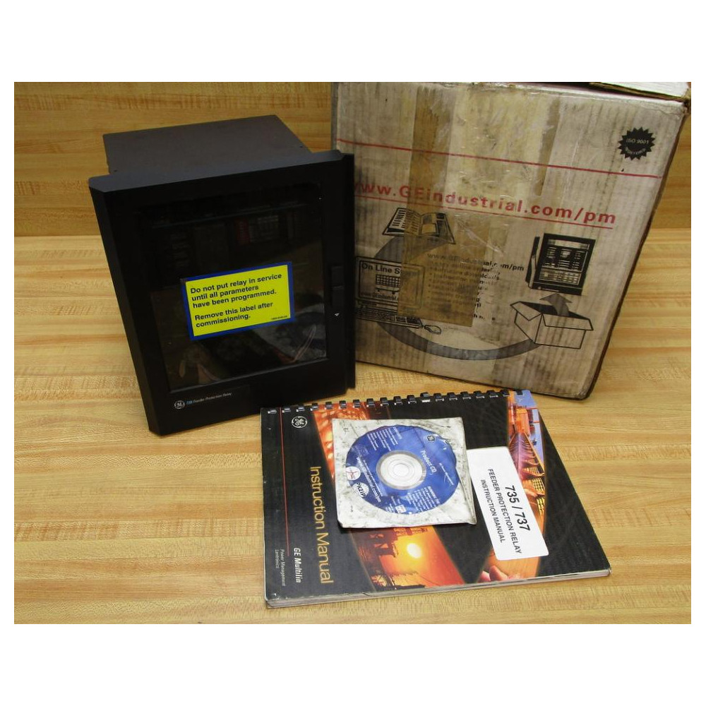 General Electric 735-5-5-HI-485 Feeder Protection Relay SR 735-CASE GE