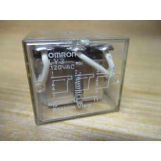 Omron LY3-120VAC Relay LY3120VAC - New No Box