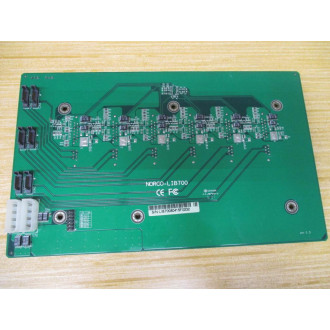 Norco LIB700 6-Channel Backplane Board Chipped Plastic On Connector - Used