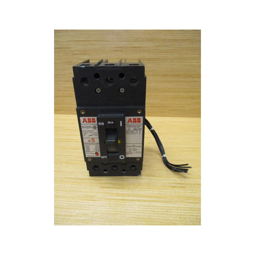ABB UXAB 727131 R 103 20A Circuit Breaker UXAB72731R103 - Used