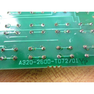 Fanuc A16B-2600-0070 61-Key Keyboard 01A  Missing 6 Button-Tops - Used