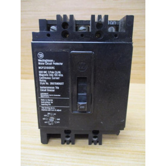 Westinghouse MCP331000RC 100A Circuit Breaker Cracked Corner - Used