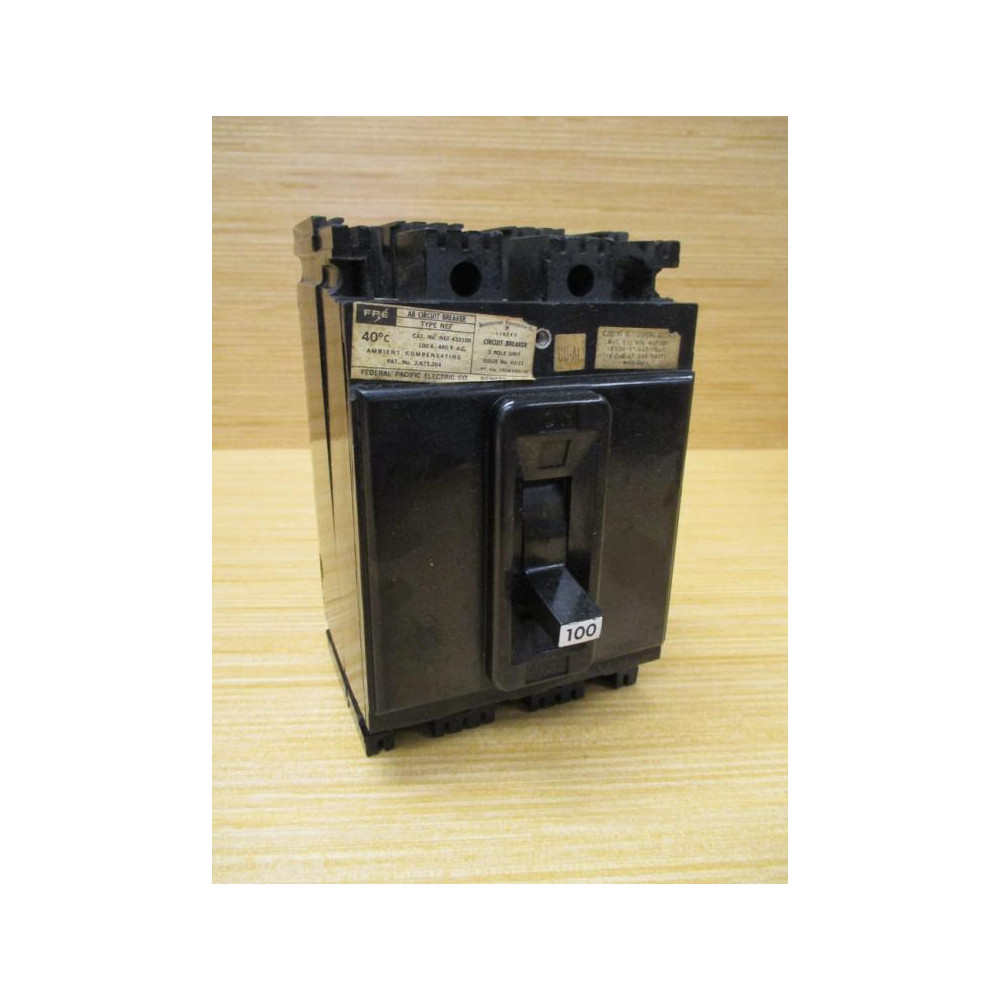 FPE NEF433100 100 Amp Circuit Breaker - Used
