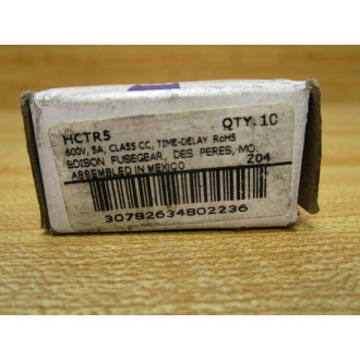 Edison HCTR5 5 Amp Fuse (Pack of 10)