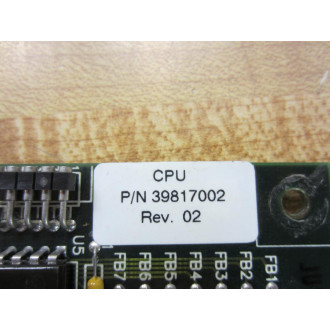 Ingersoll-Rand 39817002 CPU 39821194 Board As Is - Parts Only